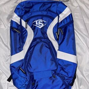 Blue and White bat bag